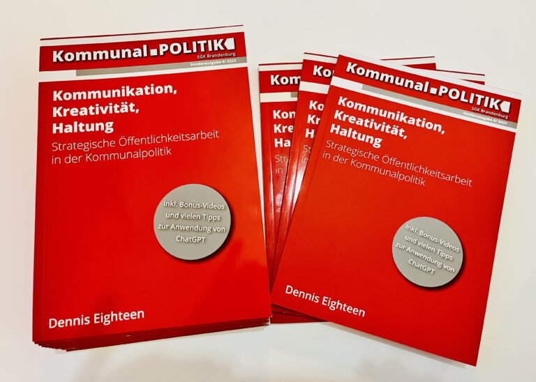 Tue Gutes und rede darüber! Handbuch „Kommunikation, Kreativität, Haltung – Strategische Öffentlichkeitsarbeit in der Kommunalpolitik